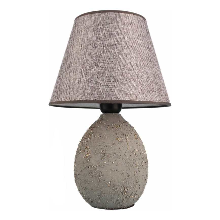 Galda lampa RAMZES 1xE27/40W/230V pelēka