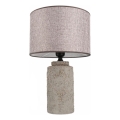 Galda lampa RAMZES 1xE27/40W/230V pelēka