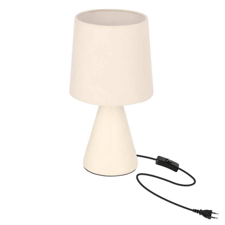 Galda lampa SATTI 1xE14/40W/230V krēmkrāsaina