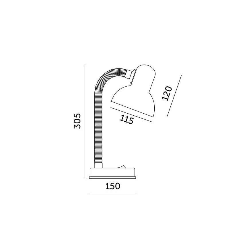 Galda lampa SMIESZEK 1xE27/40W/230V rozā