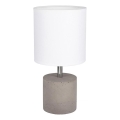 Galda lampa STRONG ROUND 1xE27/25W/230V betona