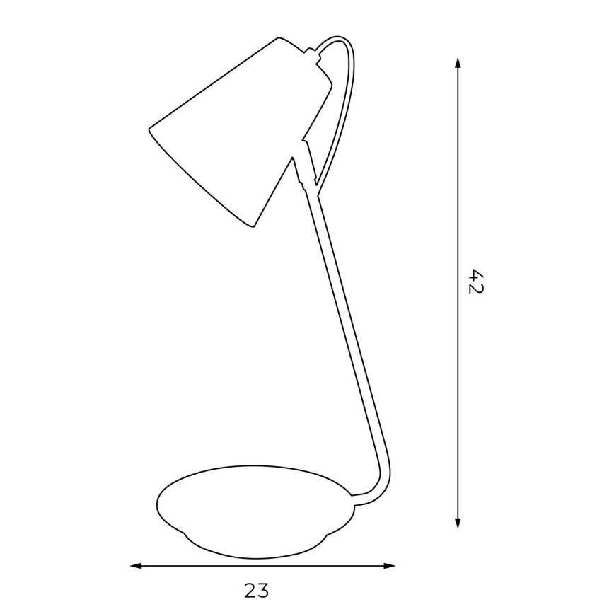 Galda lampa TABLE LAMPS 1xE27/60W/230V