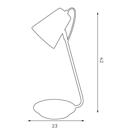 Galda lampa TABLE LAMPS 1xE27/60W/230V