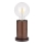 Galda lampa TASSE 1xE27/25W/230V dižskābardis