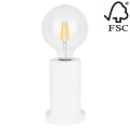 Galda lampa TASSE 1xE27/25W/230V dižskābarža - FSC sertifikāts