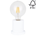 Galda lampa TASSE 1xE27/25W/230V dižskābarža - FSC sertifikāts