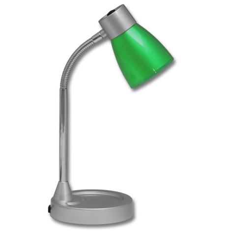 Galda lampa TINA 1xE14/25W/230V zaļš