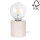 Galda lampa TRONGO ROUND 1xE27/25W/230V, ozolkoks - FSC sertifikāts