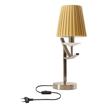Galda lampa VITORIA 1xE14/40W/230V dzeltena/misiņš