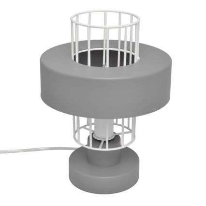 Galda lampa VOLTA 1xE27/15W/230V pelēka