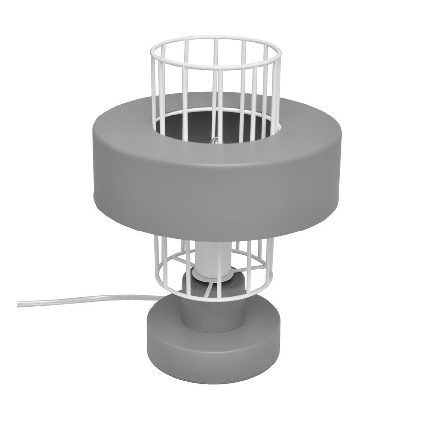Galda lampa VOLTA 1xE27/15W/230V pelēka