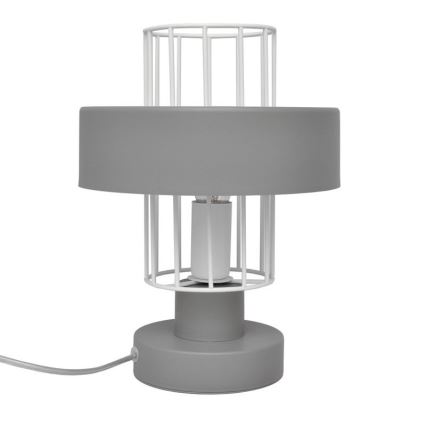 Galda lampa VOLTA 1xE27/15W/230V pelēka