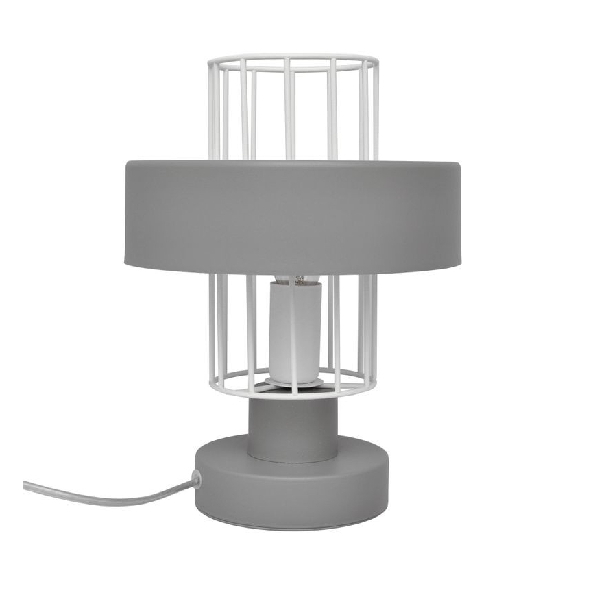 Galda lampa VOLTA 1xE27/15W/230V pelēka