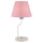 Galda lampa YORK 1xE14/60W/230V rozā/balta