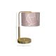 Galda lampa ZIGGY 1xE27/60W/230V rozā/zelta