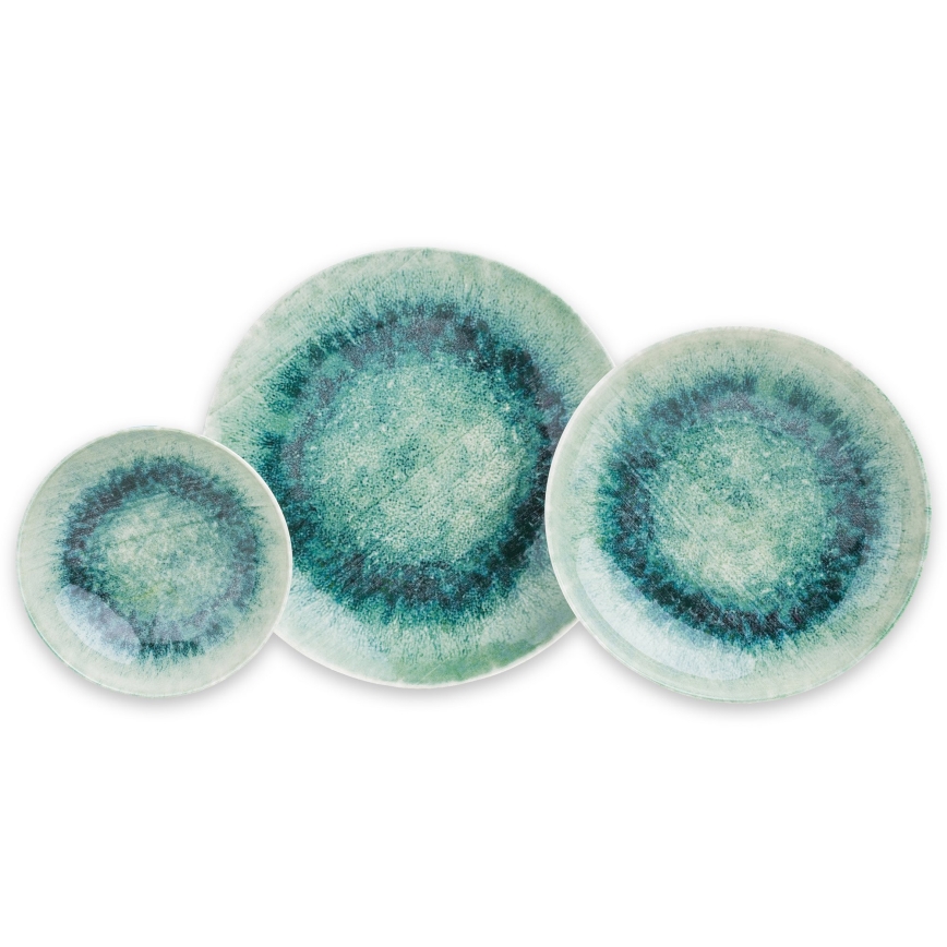 Galda servīze 18 gab. zila/porcelāns