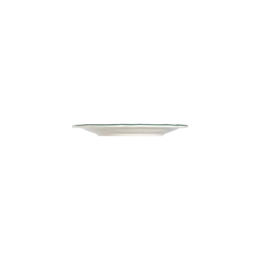 Galda servīze 24 gab. balta/zaļa/porcelāns