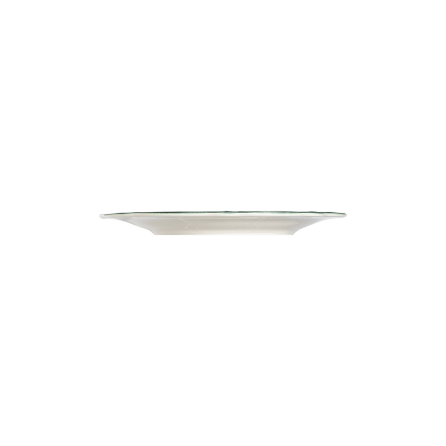 Galda servīze 24 gab. balta/zaļa/porcelāns