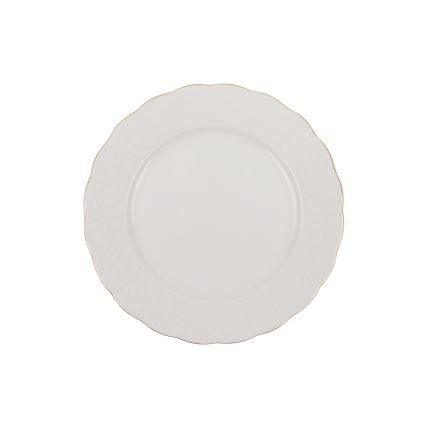 Galda servīze 24 gab. balta/zelta/porcelāns