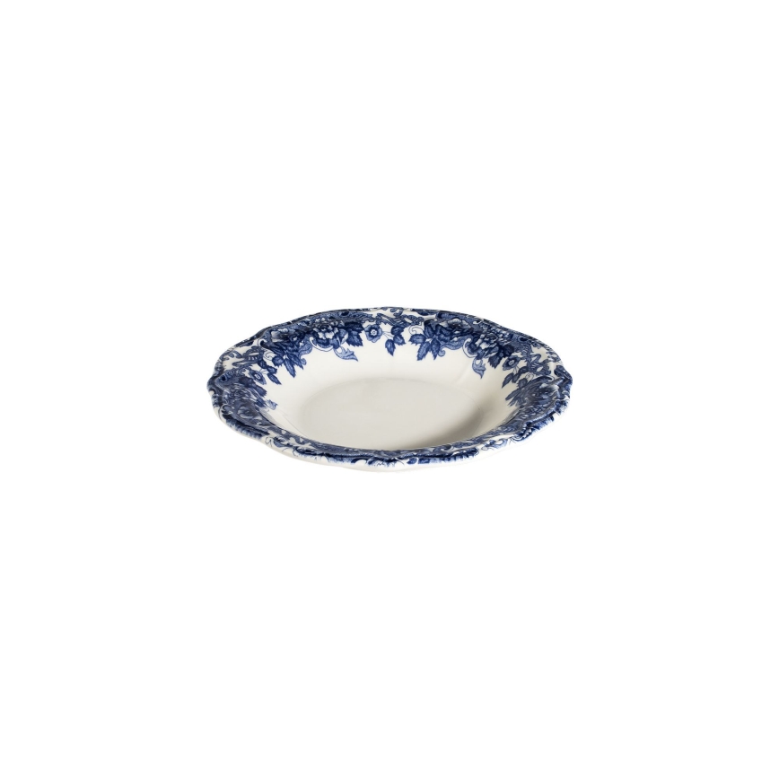 Galda servīze 24 gab., balta/zila, porcelāns