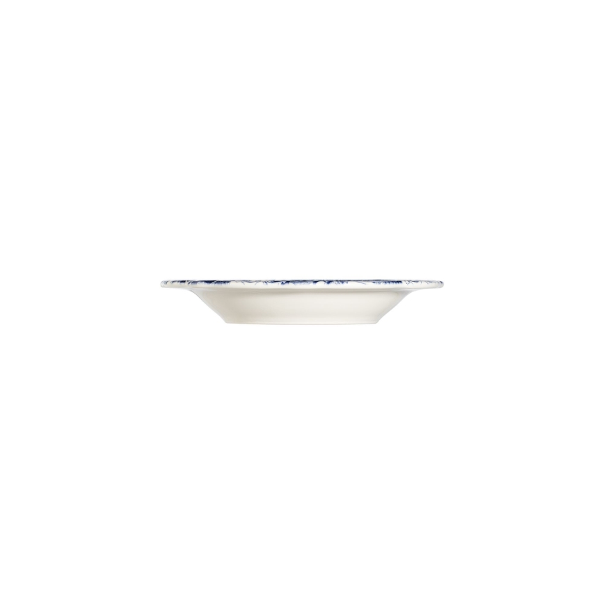 Galda servīze 24 gab., balta/zila, porcelāns