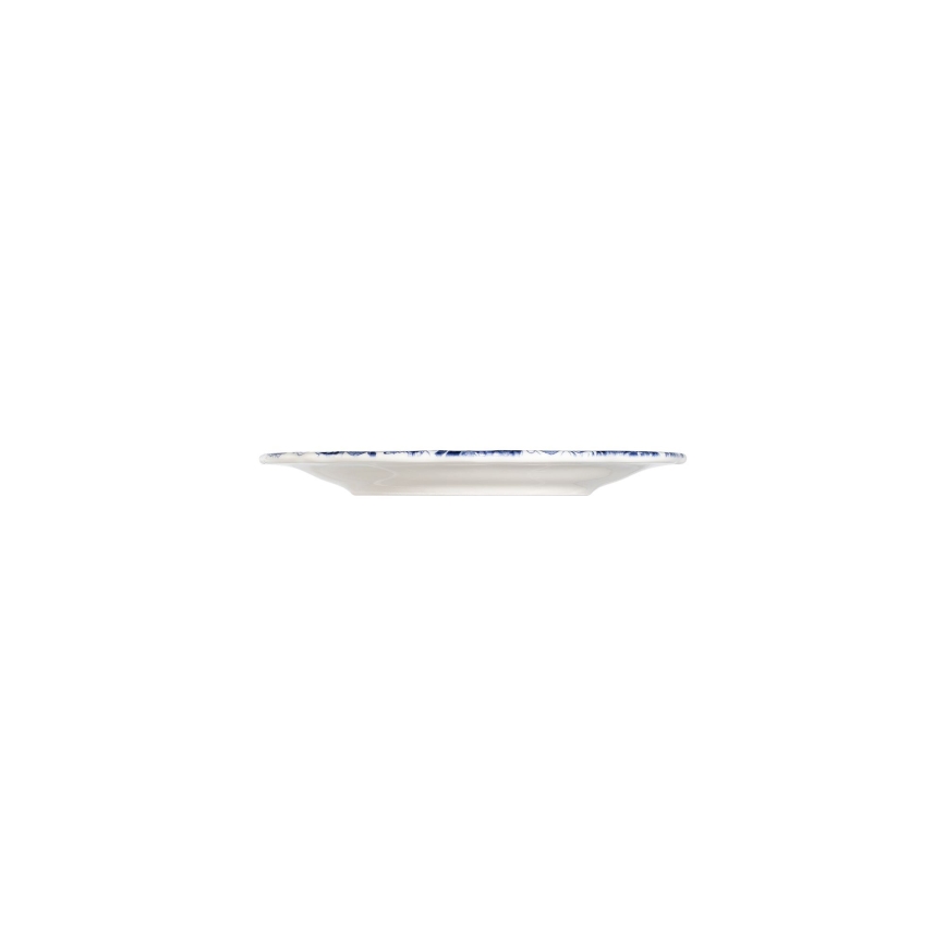 Galda servīze 24 gab., balta/zila, porcelāns