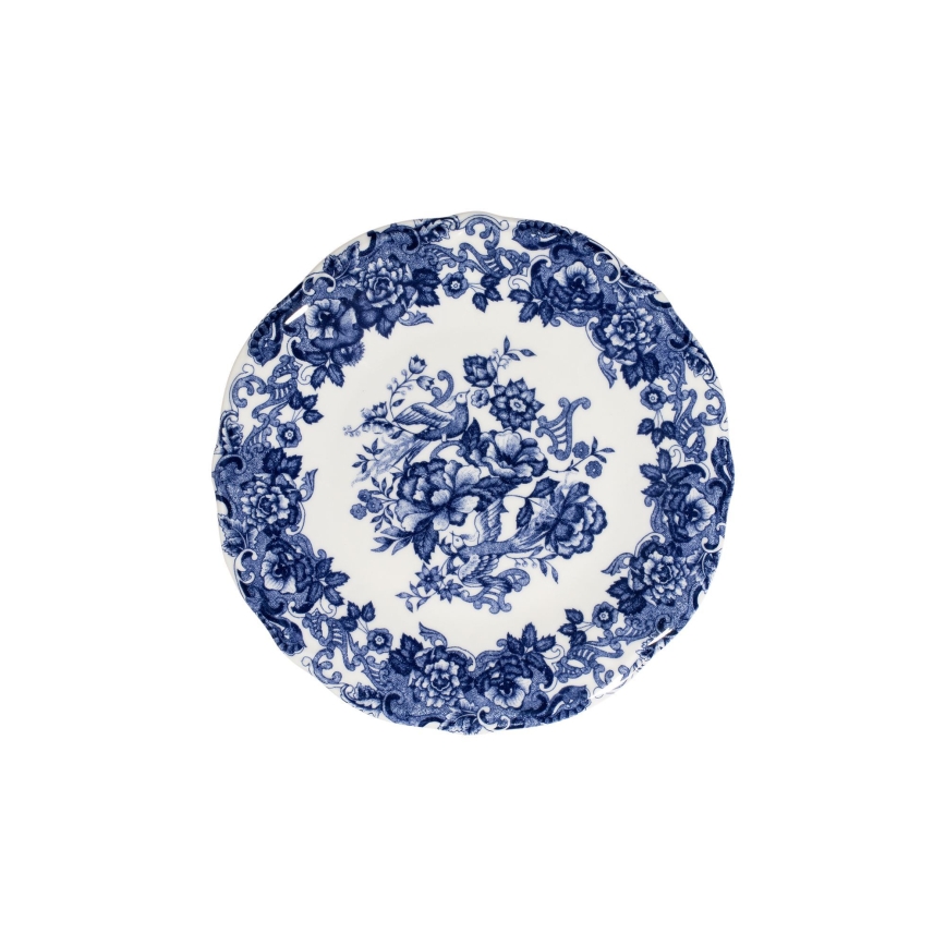 Galda servīze 24 gab., balta/zila, porcelāns