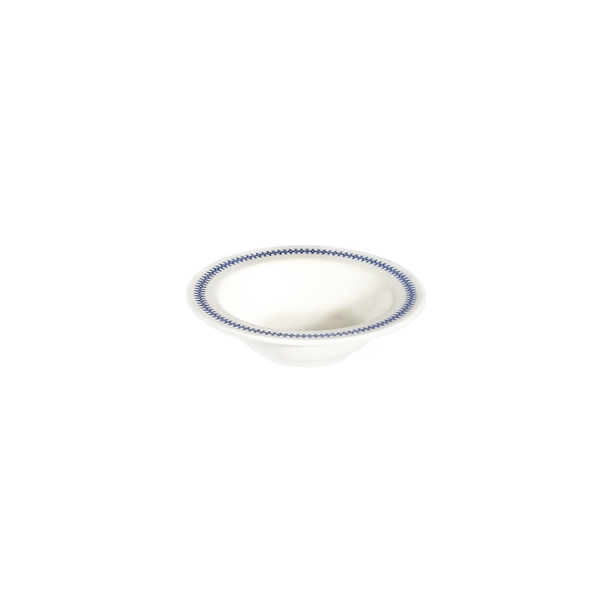 Galda servīze, 24 gab., balta/zila, porcelāns