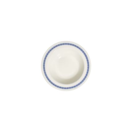 Galda servīze, 24 gab., balta/zila, porcelāns