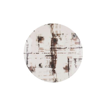 Galda servīze 24 gab., brūna/balta, porcelāns