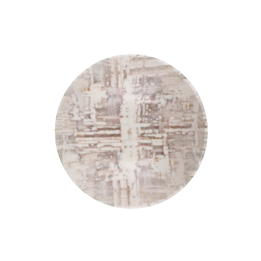 Galda servīze 24 gab., brūna/balta, porcelāns