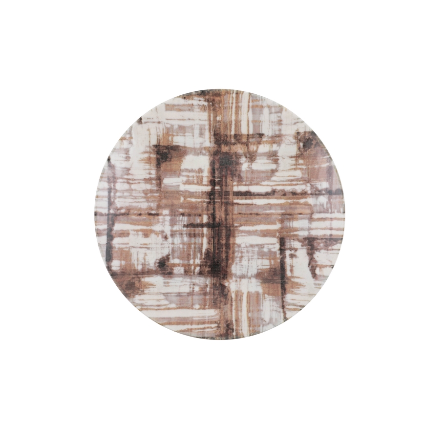 Galda servīze 24 gab., brūna/balta, porcelāns