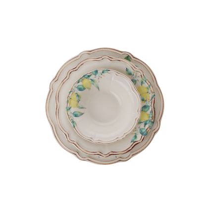 Galda servīze 24 gab. krāsaina/porcelāns