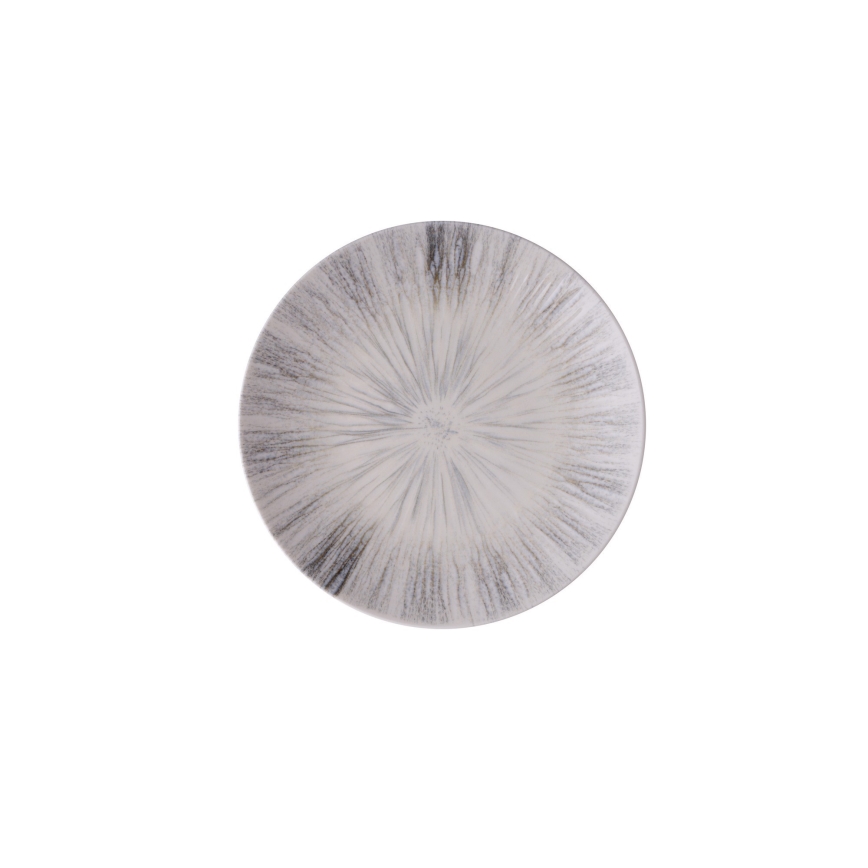 Galda servīze 24 gab. pelēka/porcelāns