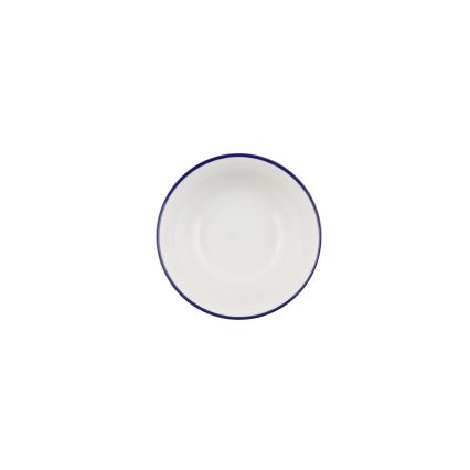 Galda trauku komplekts 24 gab. balta/zila/porcelāns