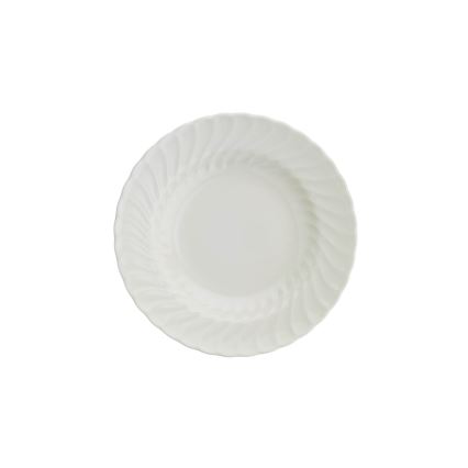 Galda trauku komplekts 24 gab., balts porcelāns
