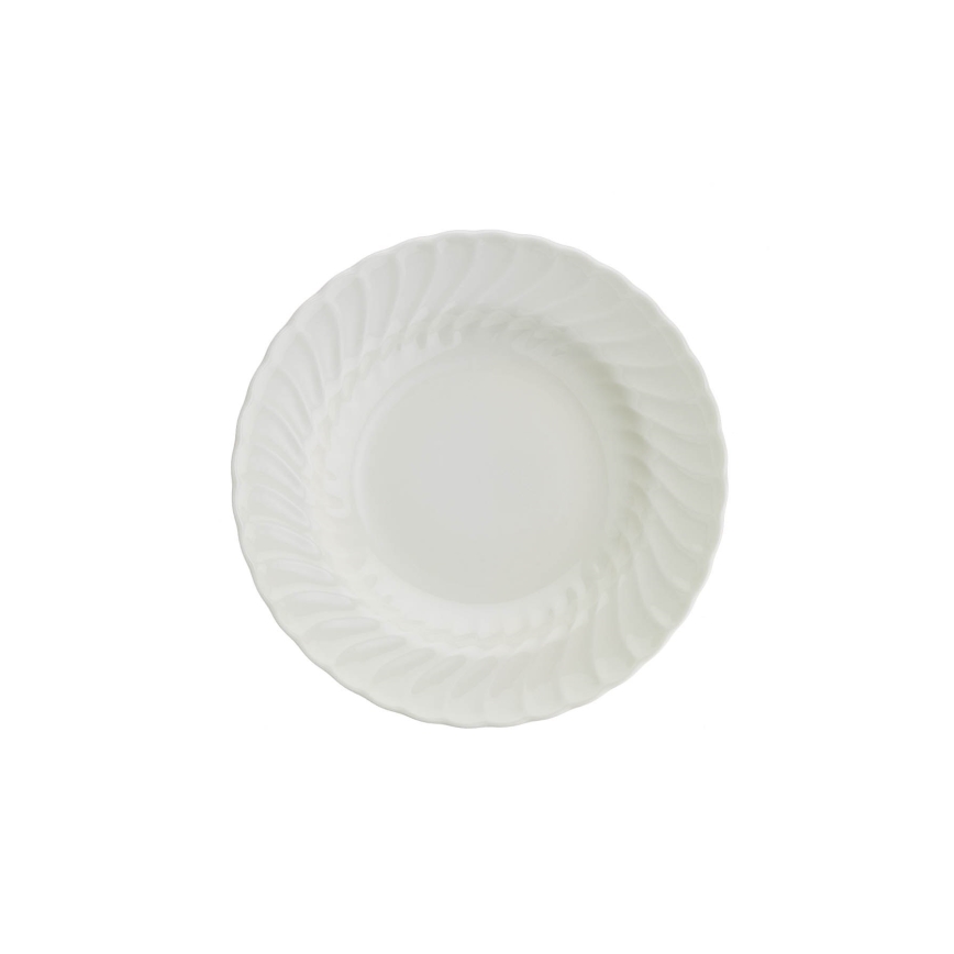 Galda trauku komplekts 24 gab., balts porcelāns