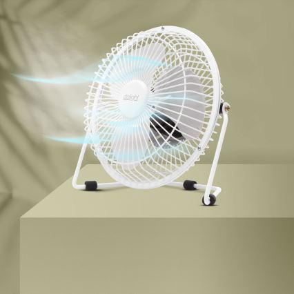 Galda ventilators 1,75 W/5 V USB, Ø 18 cm, balts