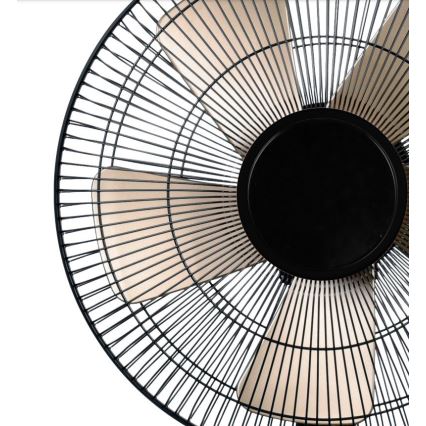 Galda ventilators 40W/230V d. 35 cm melna/zelta