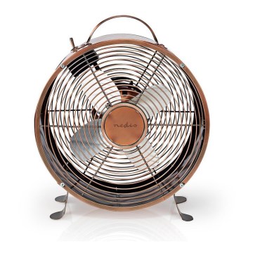 Galda ventilators RETRO 20W/230V kapara ø25 cm