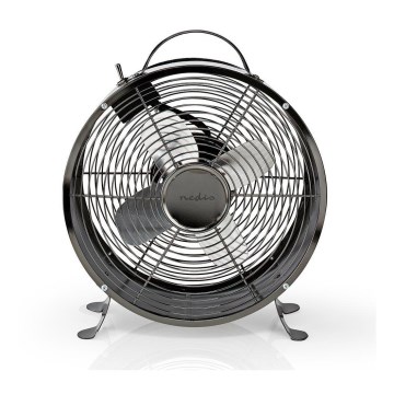 Galda ventilators RETRO 20W/230V pelēks ø25 cm
