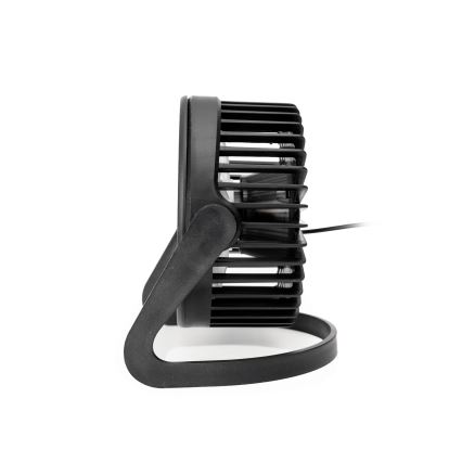 Galda ventilators USB d. 15 cm melna