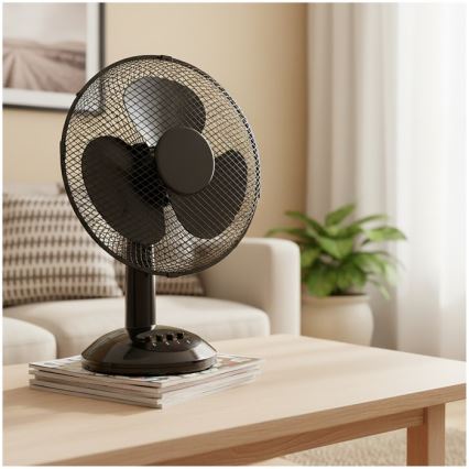 Galda ventilators VIENTO 40W/230V, melns