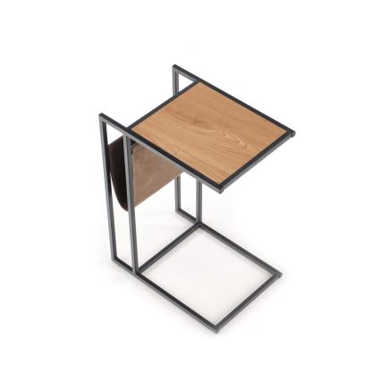 Galdiņš COMPACT 65x47 cm melna/brūna