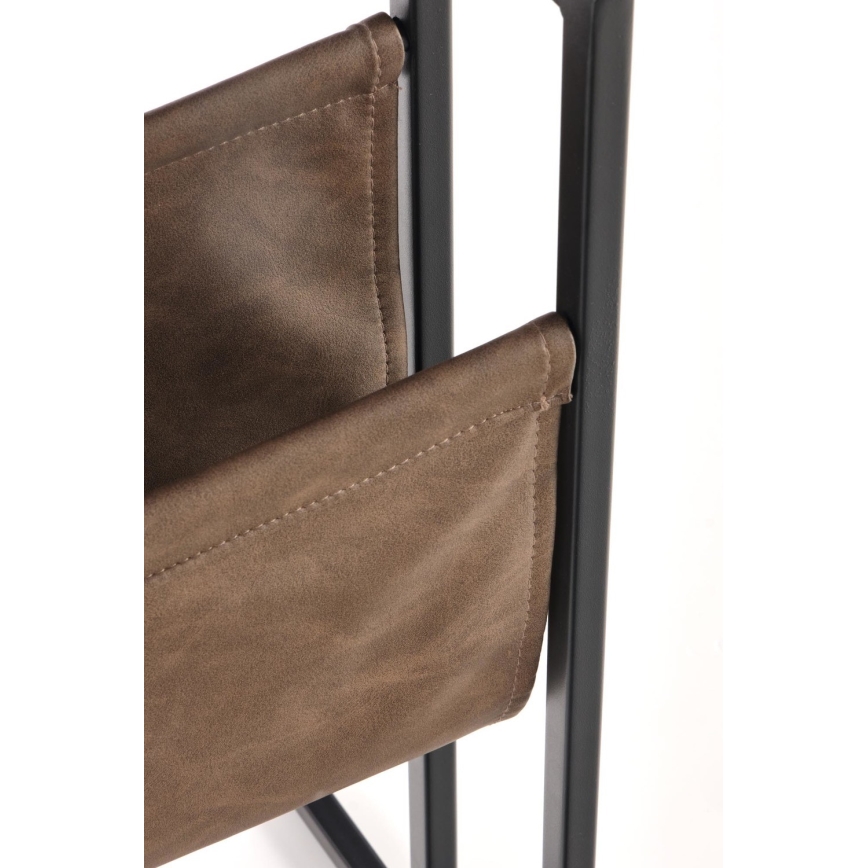 Galdiņš COMPACT 65x47 cm melna/brūna