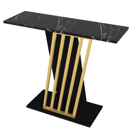 Galdiņš GRAVITY 76,8x90 cm melna/zelta