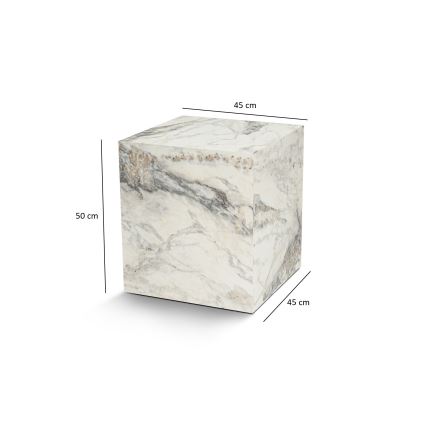 Galdiņš KUP 50x45 cm marmora dekors