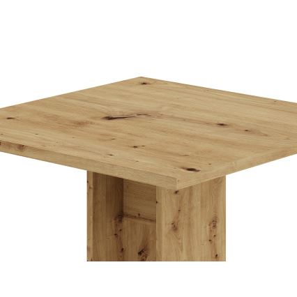 Galds STRAPO 68x68 cm, ozola artisan apdare