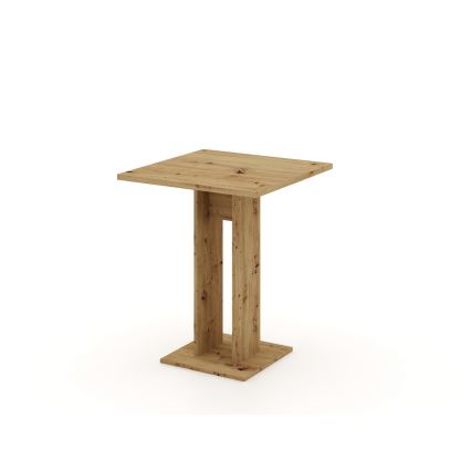 Galds STRAPO 68x68 cm, ozola artisan apdare