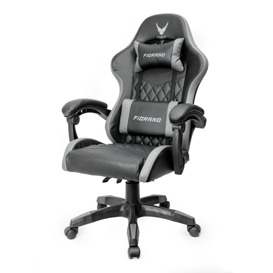 Gaming krēsls FIORANO melna/pelēka